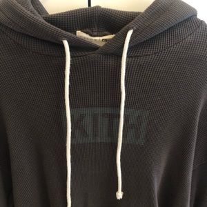 kith calux waffle hoodie